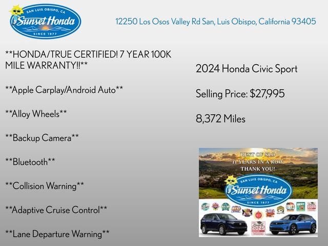 honda civic hatchback 2024 19XFL2H83RE038401 image honda civic hatchback 2024 19XFL2H83RE038401 image